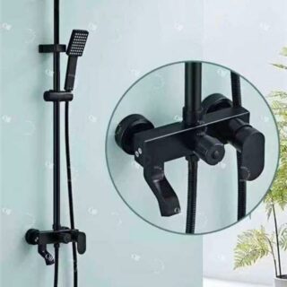 Colonne de douche noire